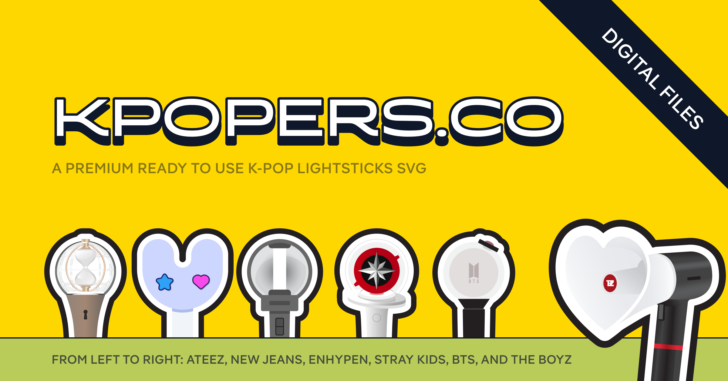 K-pop lightsticks